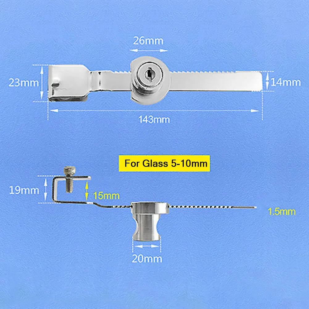 Furniture Joinery Hardware - Cabinet Sliding Glass Push Door Lock