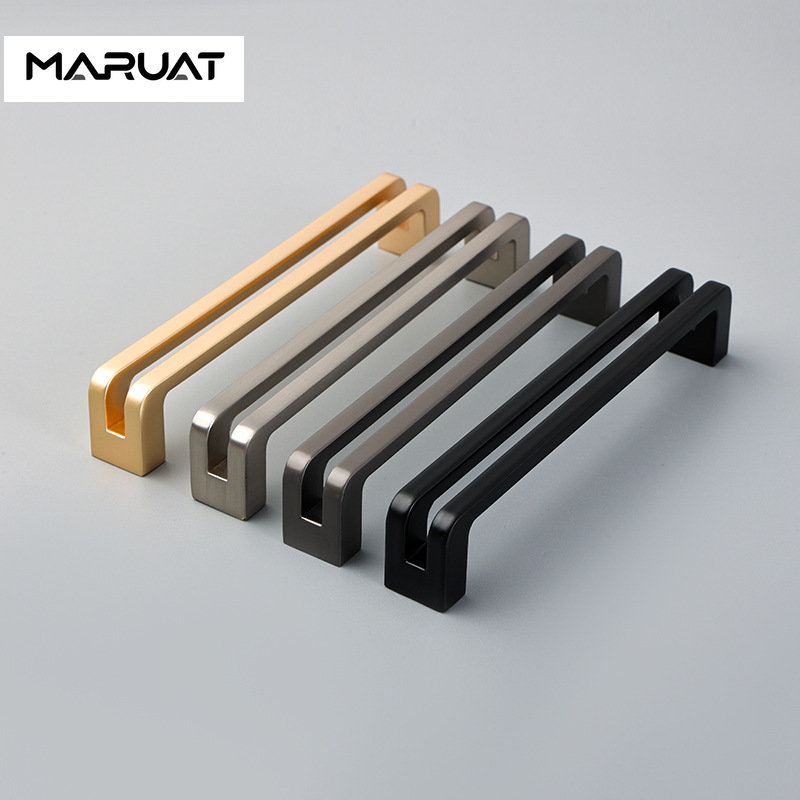 Unique Furniture Hardware - Modern Minimalist Zinc Alloy Handles Cupboard