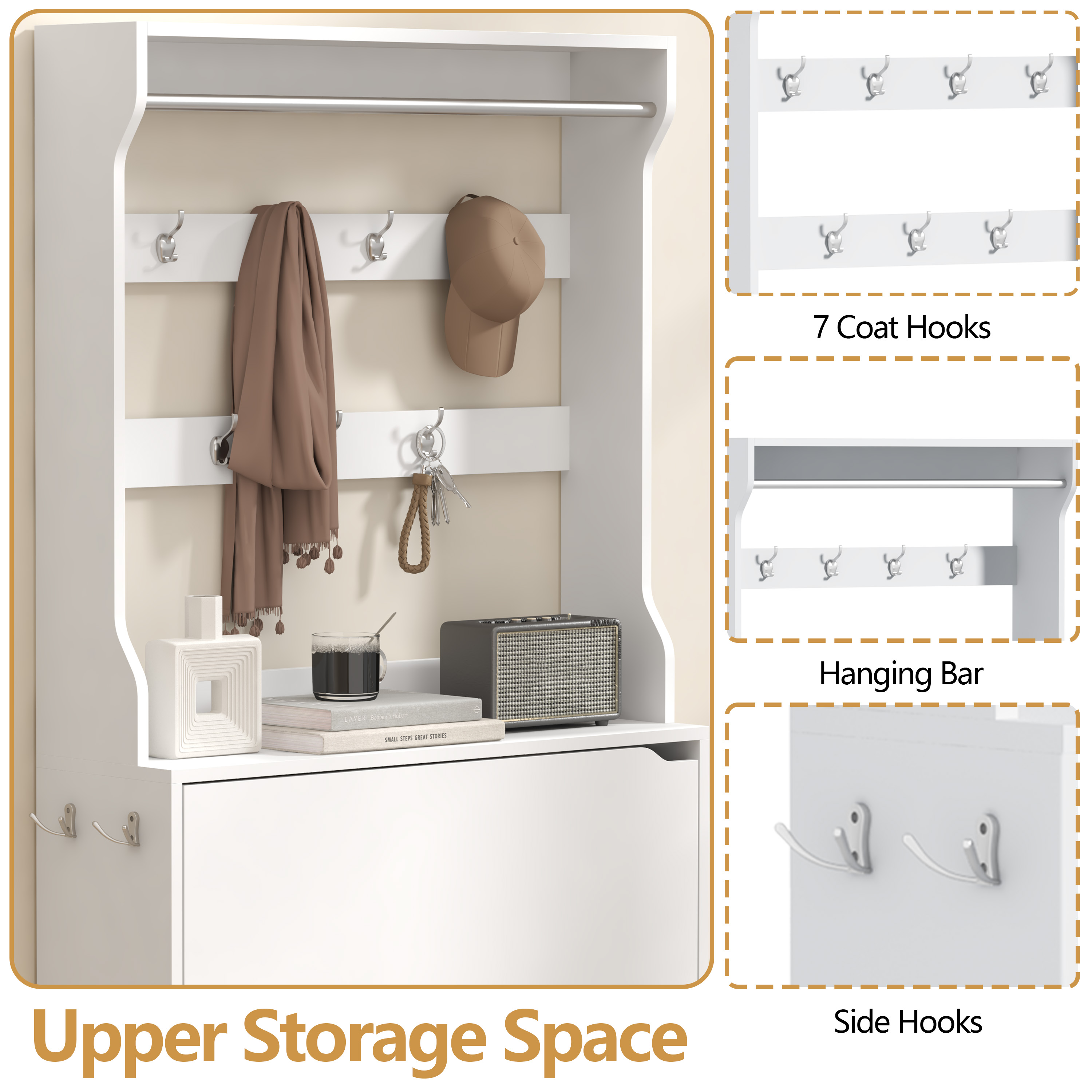 Shoe Cabinet with 3 Flip Drawe - Drawer Organizer Peg recensie en prijs