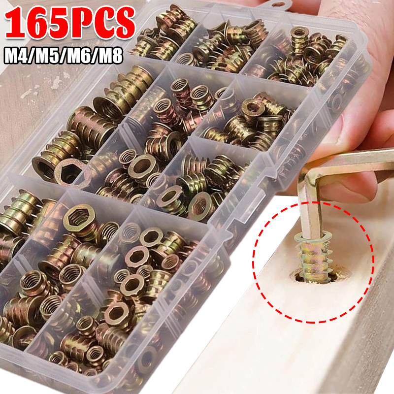 M4/M5/M6/M8 Threaded Insert Nu - Furniture Hardware Threaded Inserts recensie en prijs
