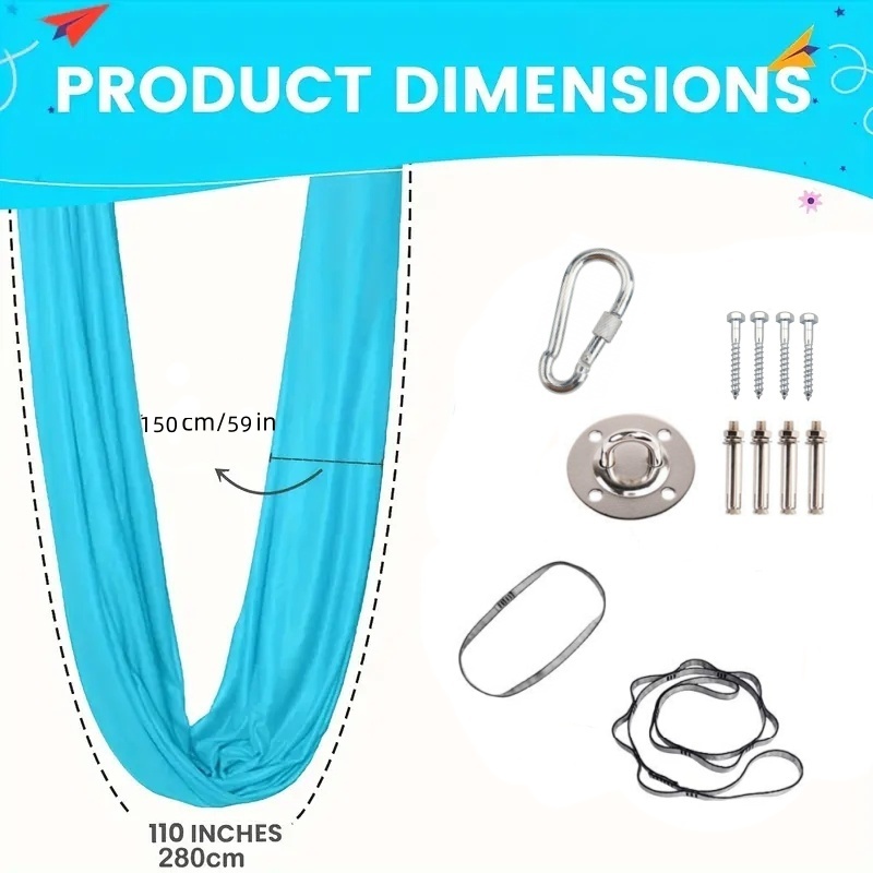 1.5*2.8m Elastic Swing Hammock - Furniture Joinery Hardware recensie en prijs