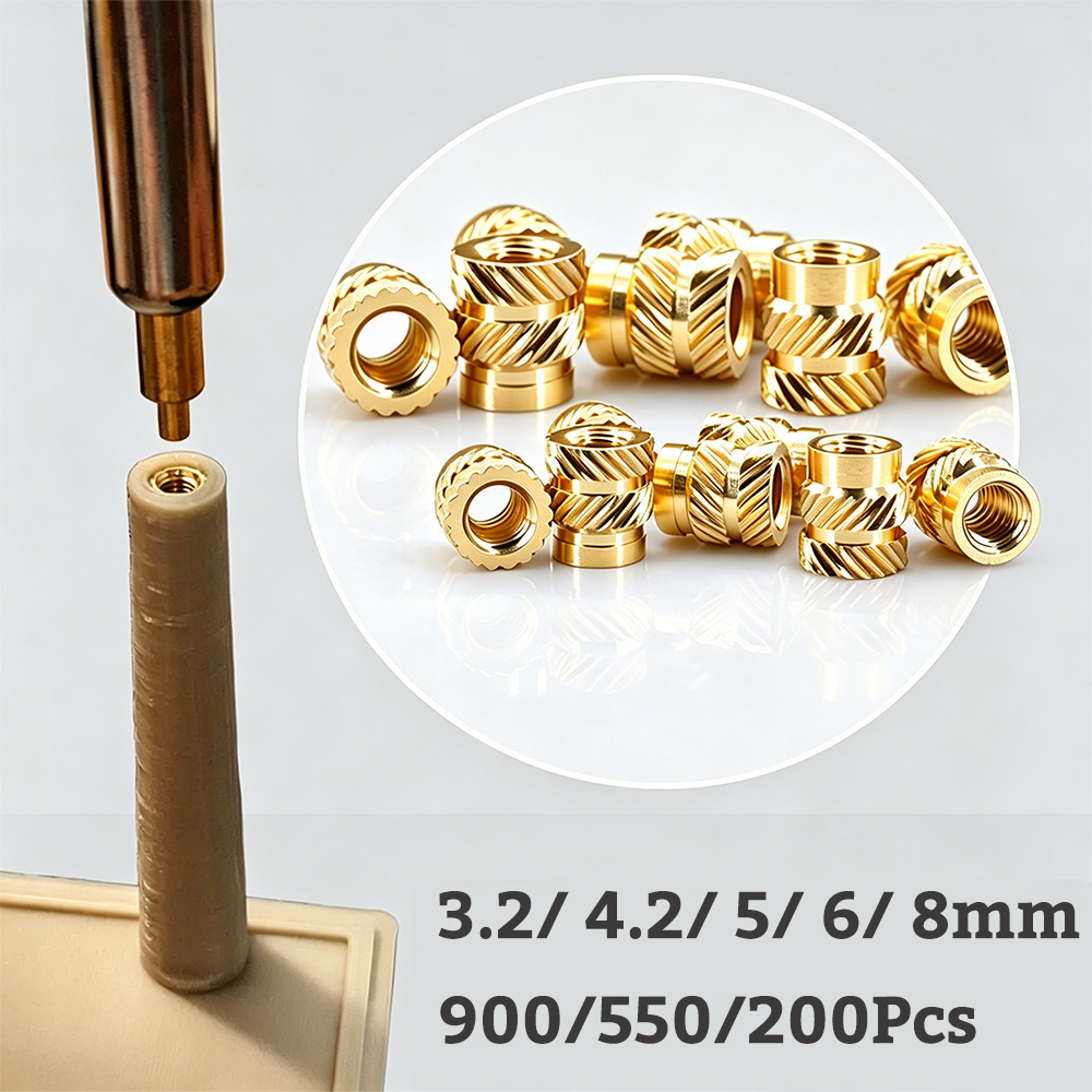 1/4-20 UNC Brass Knurled Nuts  - Furniture Hardware Threaded Inserts recensie en prijs