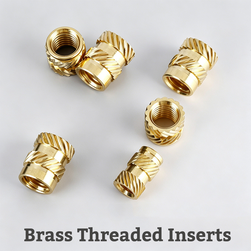 1/4-20 UNC Brass Knurled Nuts  - Furniture Hardware Threaded Inserts recensie en prijs