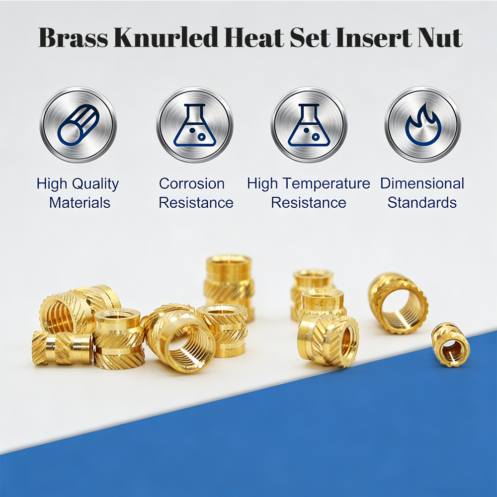 1/4-20 UNC Brass Knurled Nuts  - Furniture Hardware Threaded Inserts recensie en prijs