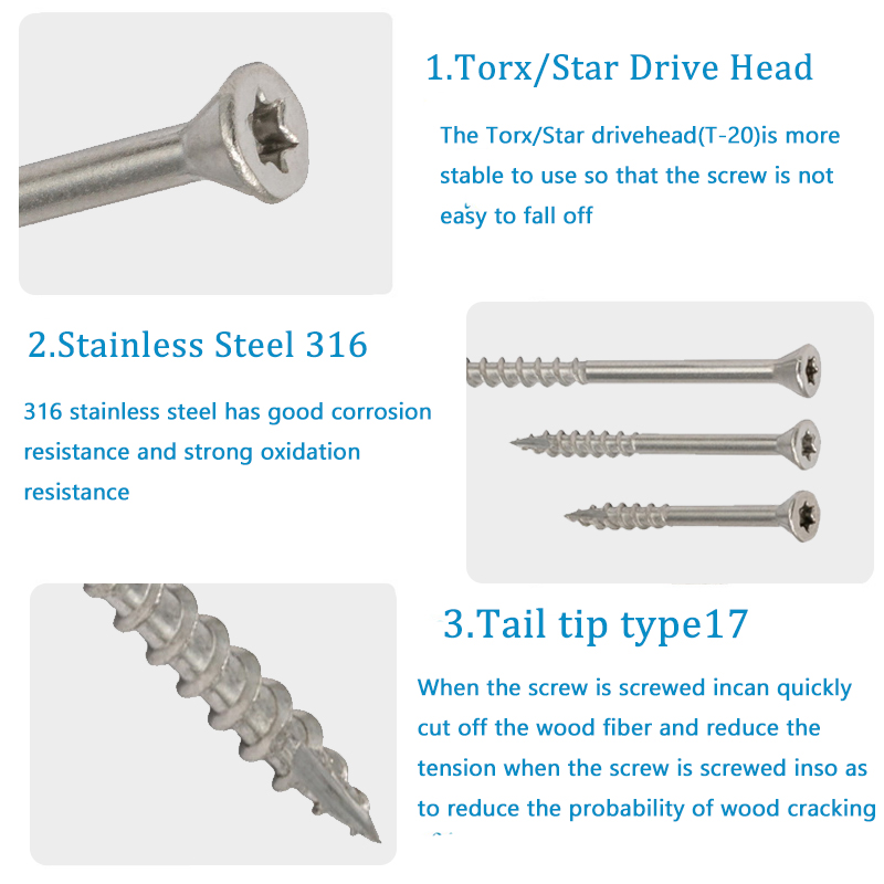 Stainless Steel Torx Wood Scre - Barrel Bolt Slide recensie en prijs