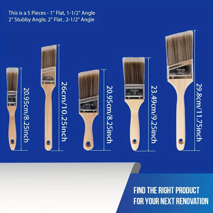 5Pcs High Quality Paint Brush  - Furniture Hardware Parts recensie en prijs
