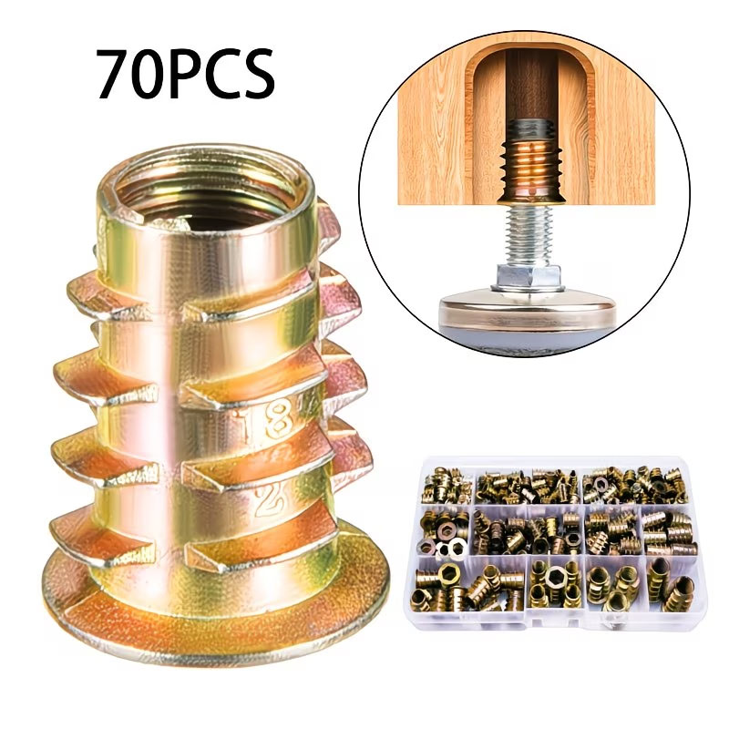 M4/M5/M6 Threaded Insert Nut E - Furniture Hardware Threaded Inserts recensie en prijs