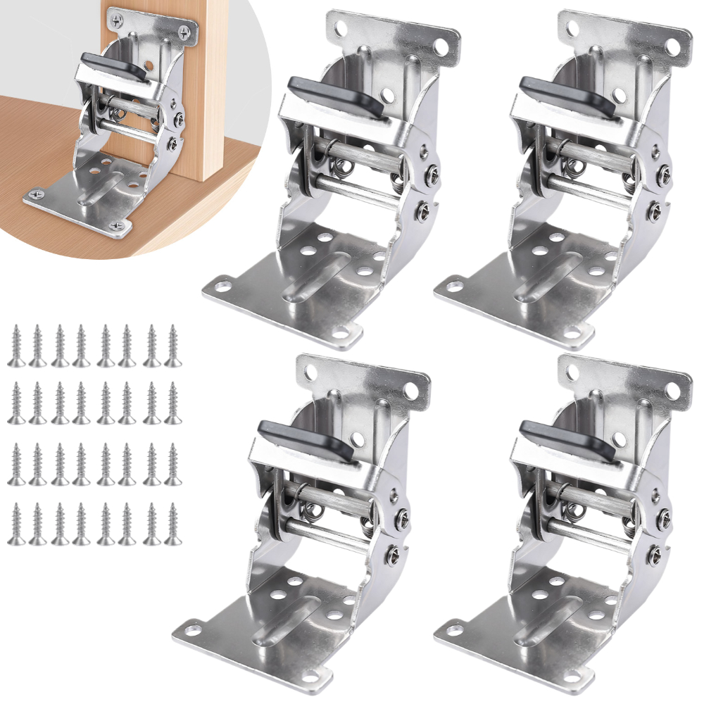 2/4PCS Folding Leg Hinge Brack - Corner Bracket Angle recensie en prijs
