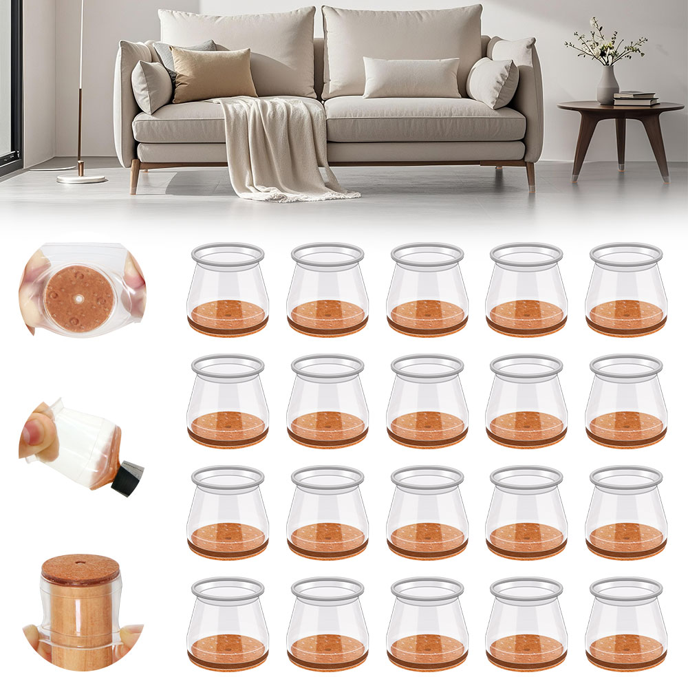 24-36pcs Chair Leg Caps Silico - Furniture Hardware Feet recensie en prijs