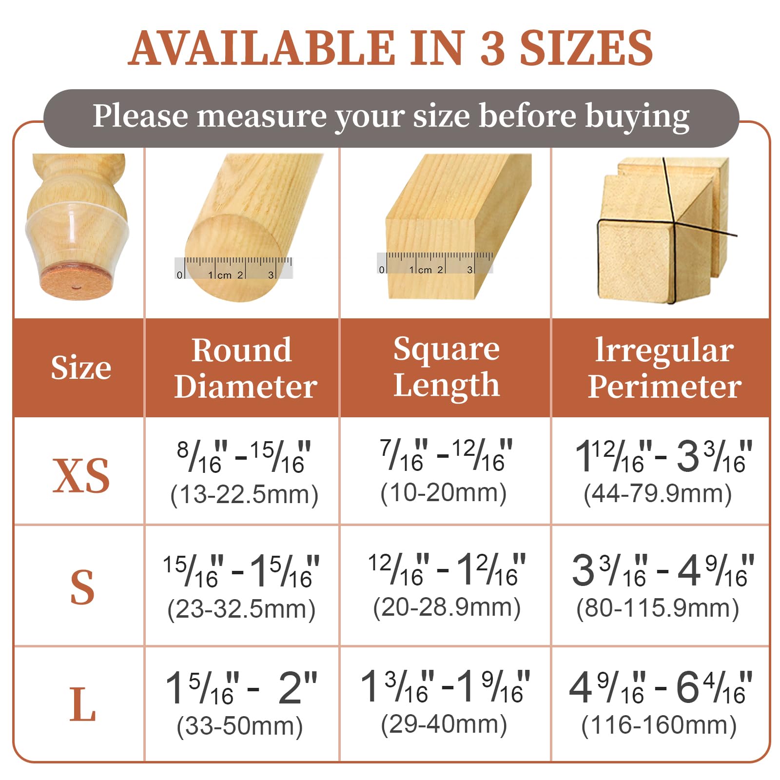 24-36pcs Chair Leg Caps Silico - Furniture Hardware Feet recensie en prijs