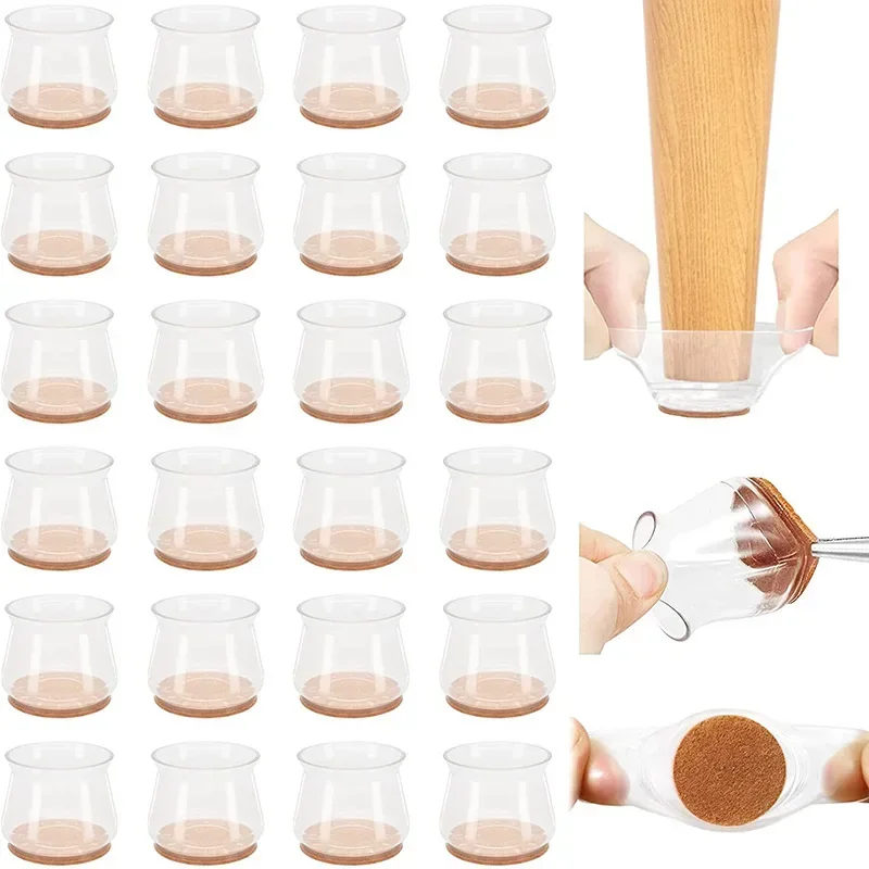 24-36pcs Chair Leg Caps Silico - Furniture Hardware Feet recensie en prijs