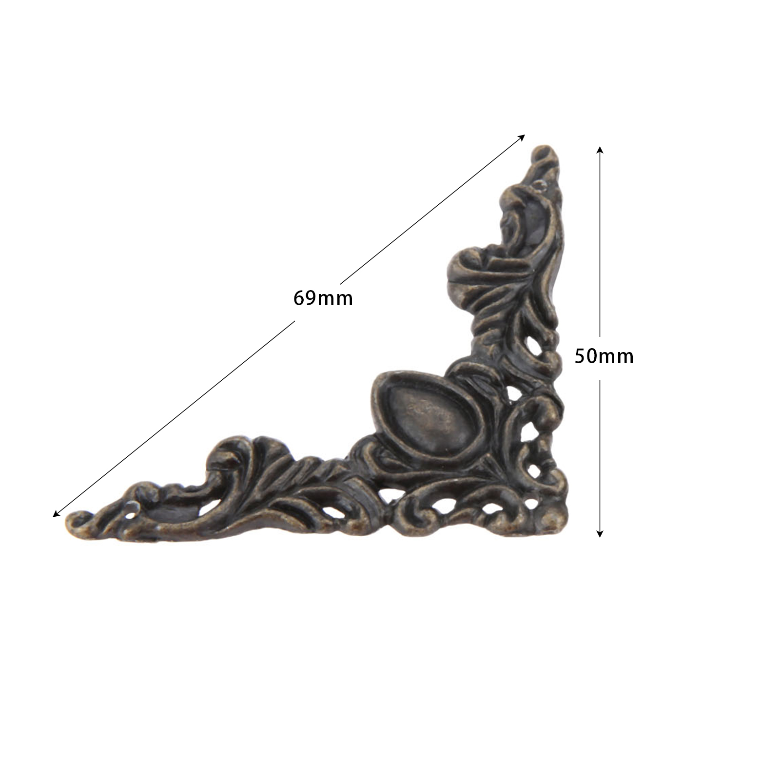 4Pcs Antique Bronze Decorative - Corner Bracket Angle recensie en prijs