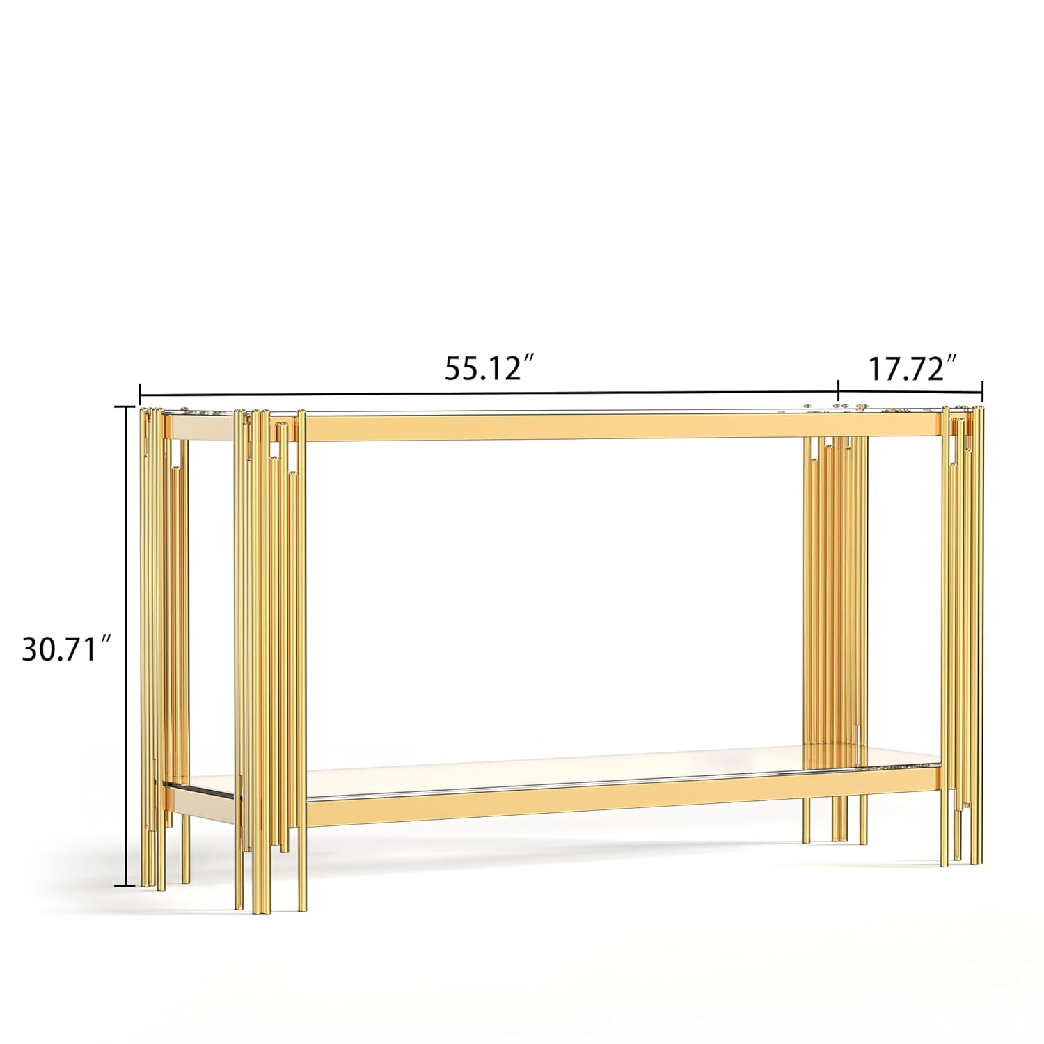 Glass Console Table, Modern En - Furniture Hardware Feet recensie en prijs