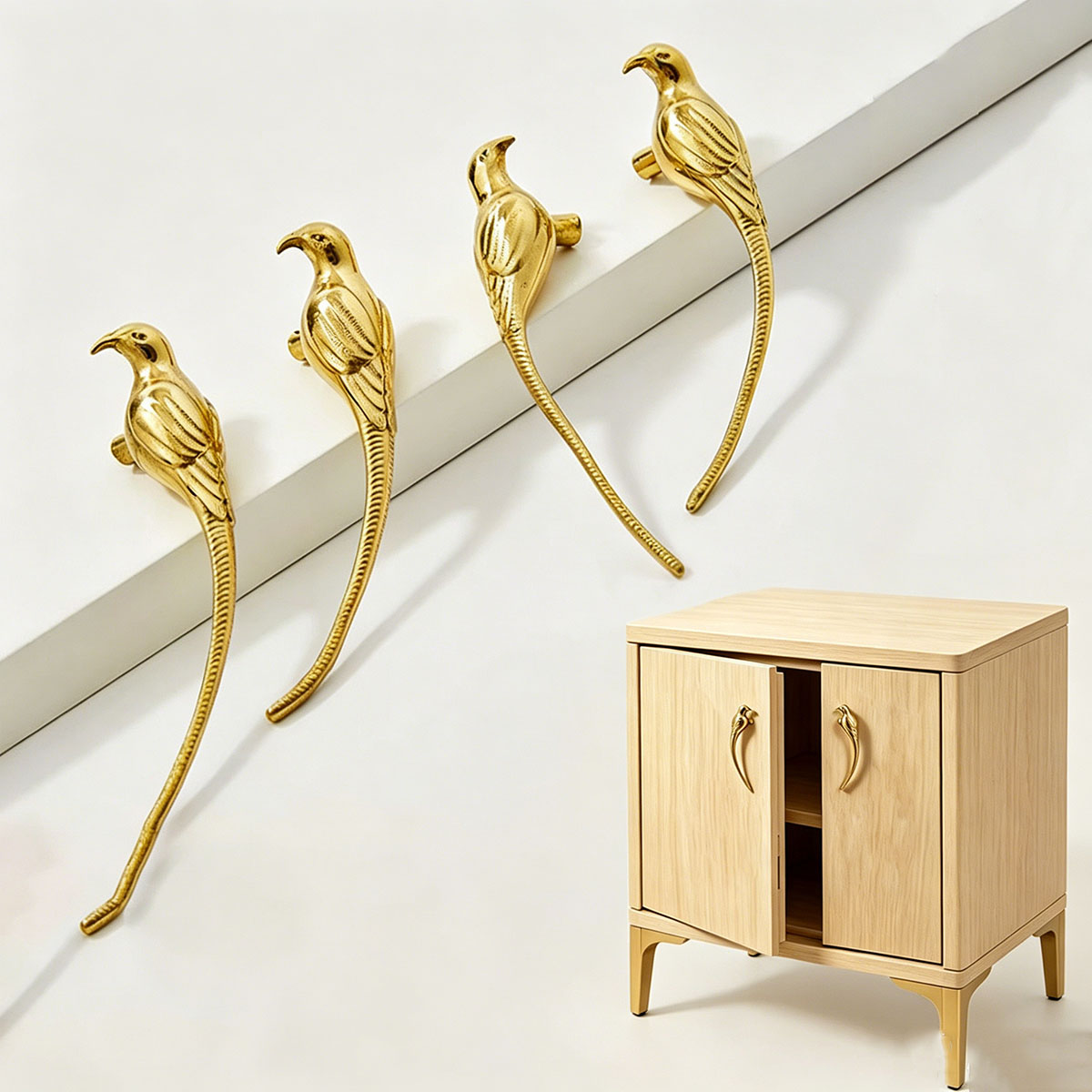 Golden Bird Drawer Pulls - Uni - Unique Furniture Hardware recensie en prijs