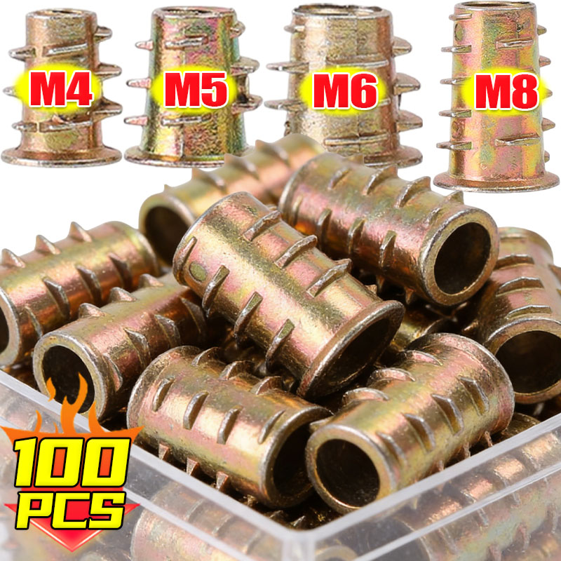 M4 M5 M6 M8 Threaded Insert Nu - Furniture Hardware Threaded Inserts recensie en prijs