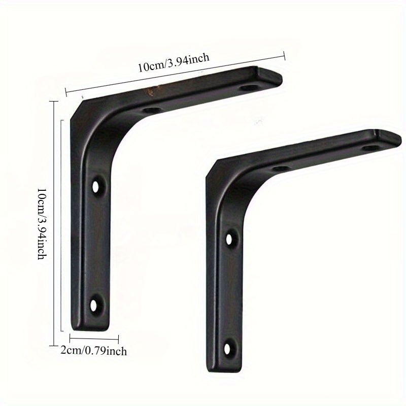 2pcs Heavy-Duty Iron Shelf Bra - Corner Bracket Angle recensie en prijs