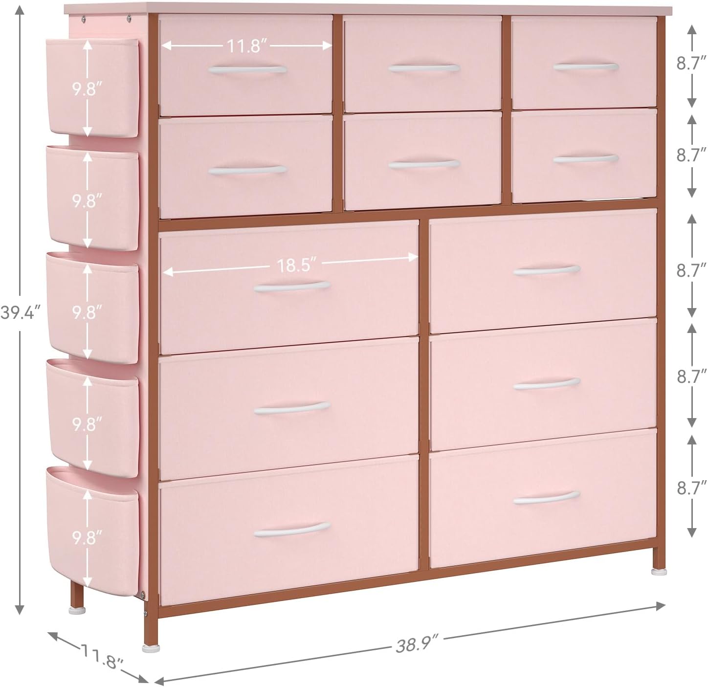 12 Dresser for Bedroom, Chest  - Drawer Organizer Peg recensie en prijs