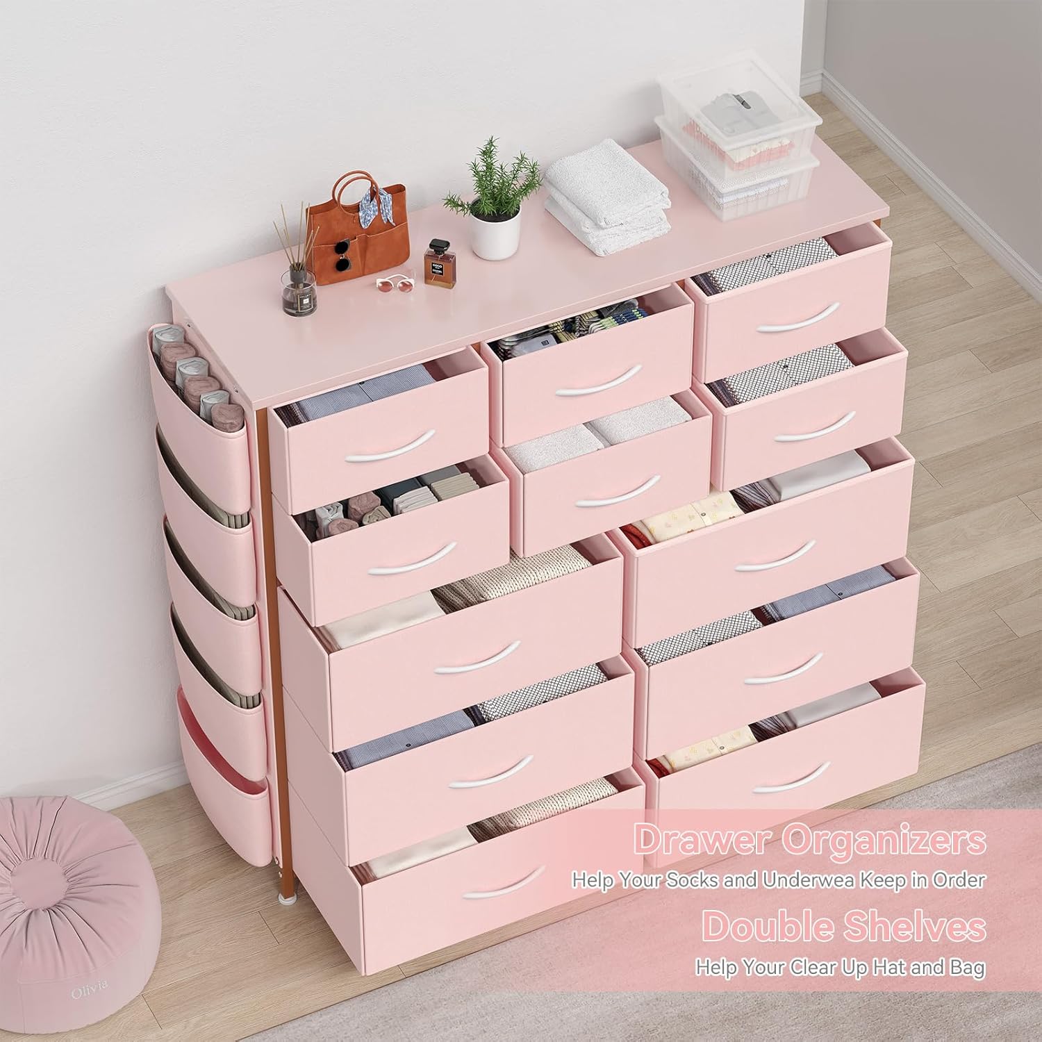 12 Dresser for Bedroom, Chest  - Drawer Organizer Peg recensie en prijs