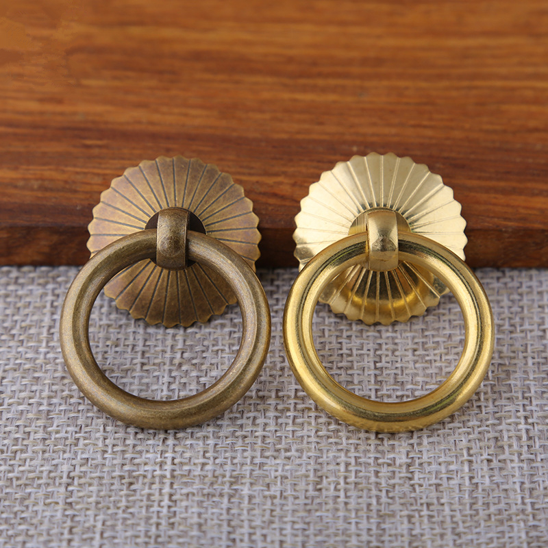 Vintage Brass Cabinet Ring Kno - Furniture Hardware Feet recensie en prijs