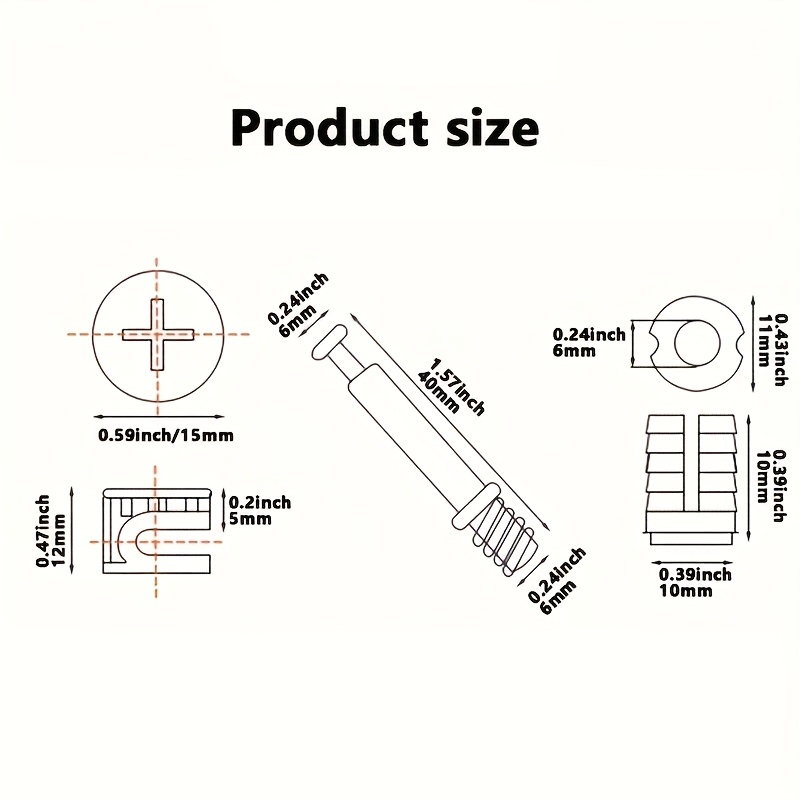 10-50Pcs Heavy-Duty Premium Fu - Furniture Joinery Hardware recensie en prijs