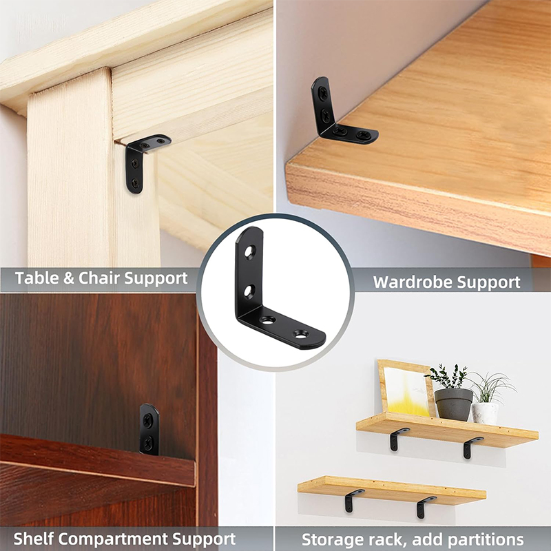 6-20 Pcs Black Corner Brace L  - Corner Bracket Angle recensie en prijs