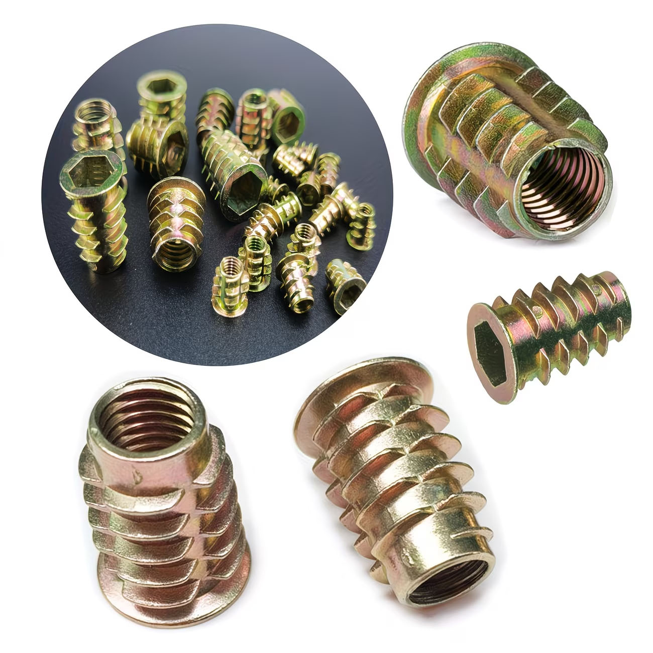 70pcs Threaded Insert Nut E-nu - Furniture Hardware Threaded Inserts recensie en prijs