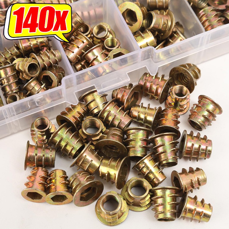 Carbon Steel Threaded Inserts  - Furniture Hardware Threaded Inserts recensie en prijs