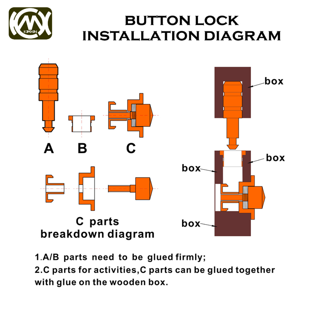 1set(2Hinges and 1Button Lock) - Quality Furniture Hardware recensie en prijs