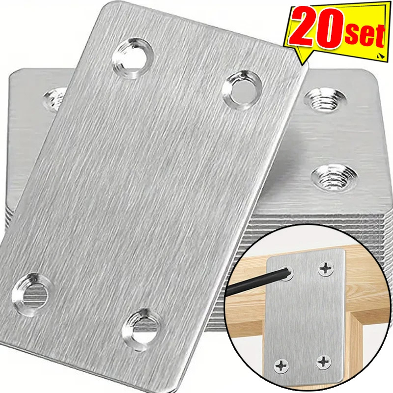10Pcs Stainless Steel Flat Ang - Furniture Joinery Hardware recensie en prijs