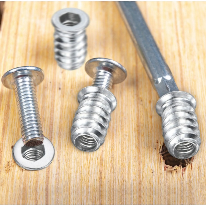 1/20PCS Hex Screw in Nuts M4 M - Furniture Hardware Threaded Inserts recensie en prijs