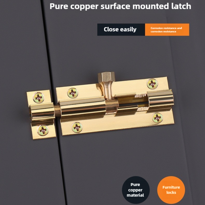 1PCS  Brass Doors Slide Latch  - Barrel Bolt Slide recensie en prijs