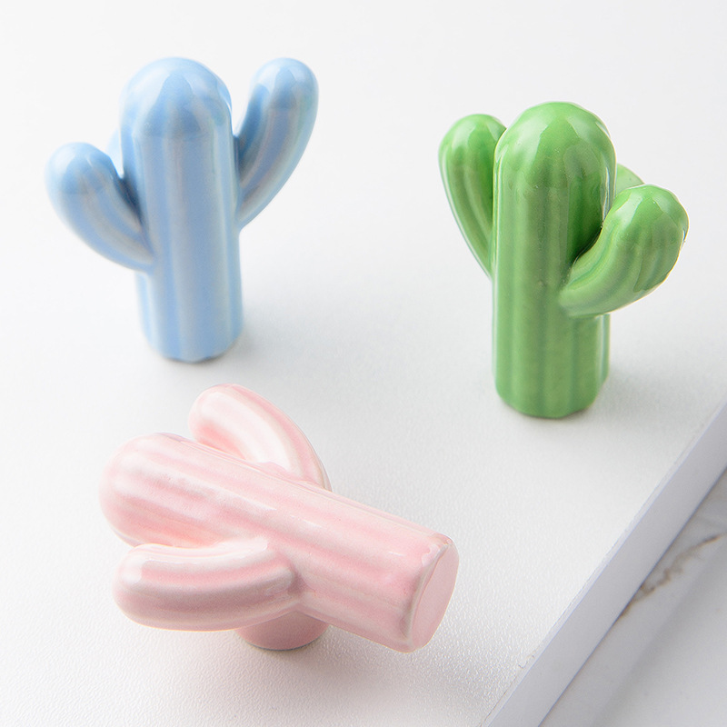 1/4pcs Colorful Ceramic Cactus - Unique Furniture Hardware Pulls recensie en prijs