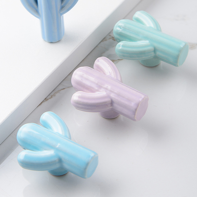 1/4pcs Colorful Ceramic Cactus - Unique Furniture Hardware Pulls recensie en prijs