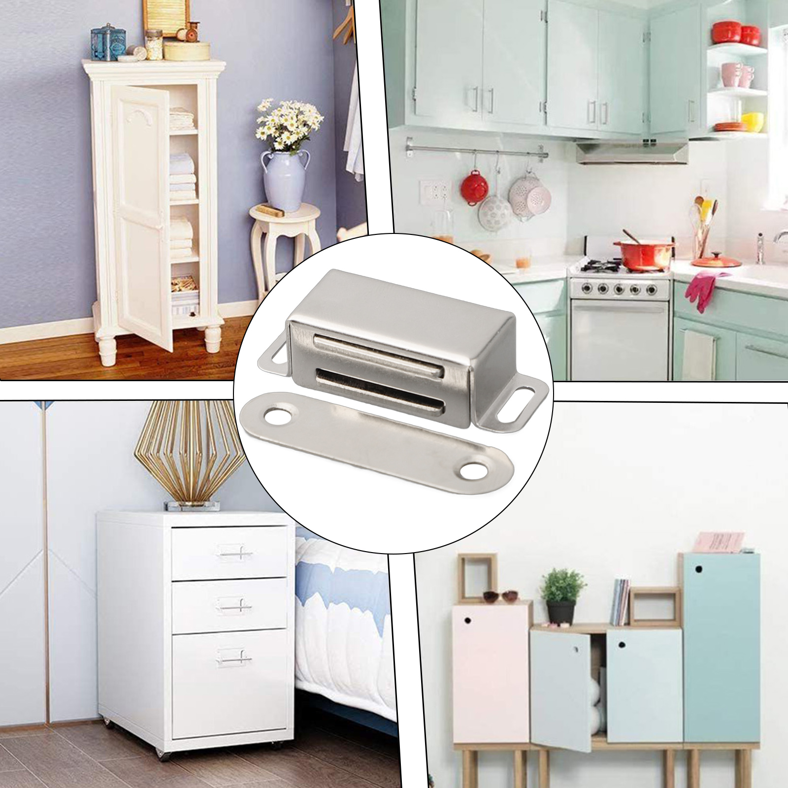 Stainless Steel Door Stop Magn - Furniture Joinery Hardware recensie en prijs