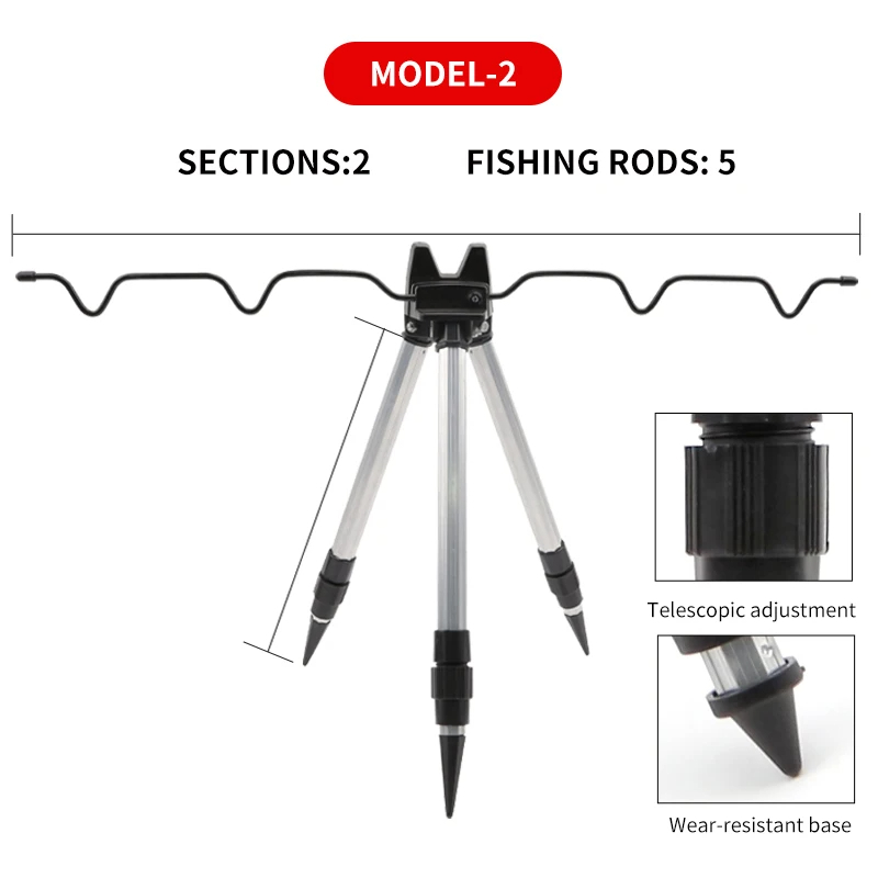 3-Fold Telescopic Fishing Rod  - Corner Bracket Angle recensie en prijs
