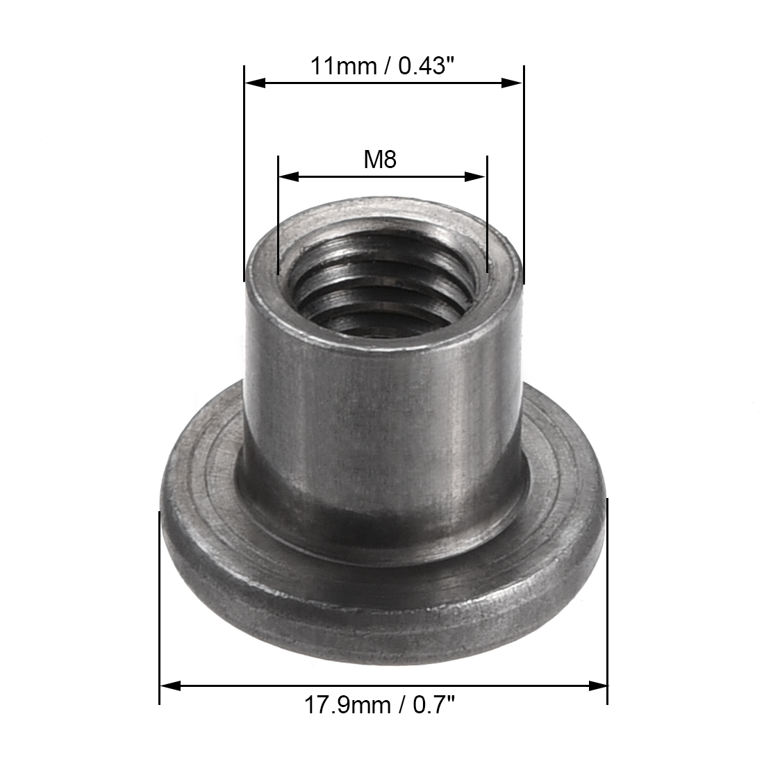 30Pcs M8 M10 Carbon Steel Roun - Furniture Hardware Threaded Inserts recensie en prijs