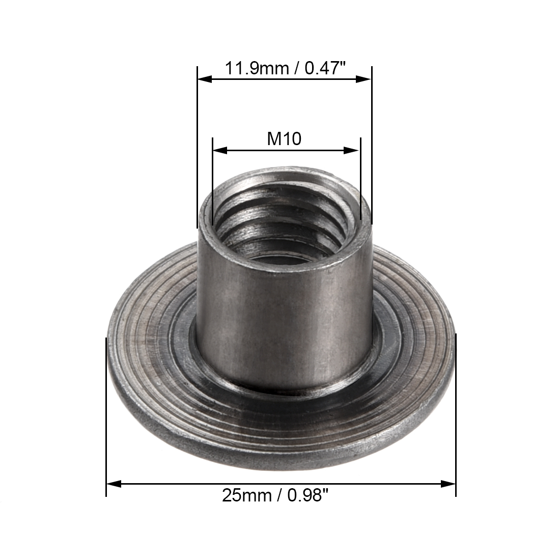 30Pcs M8 M10 Carbon Steel Roun - Furniture Hardware Threaded Inserts recensie en prijs