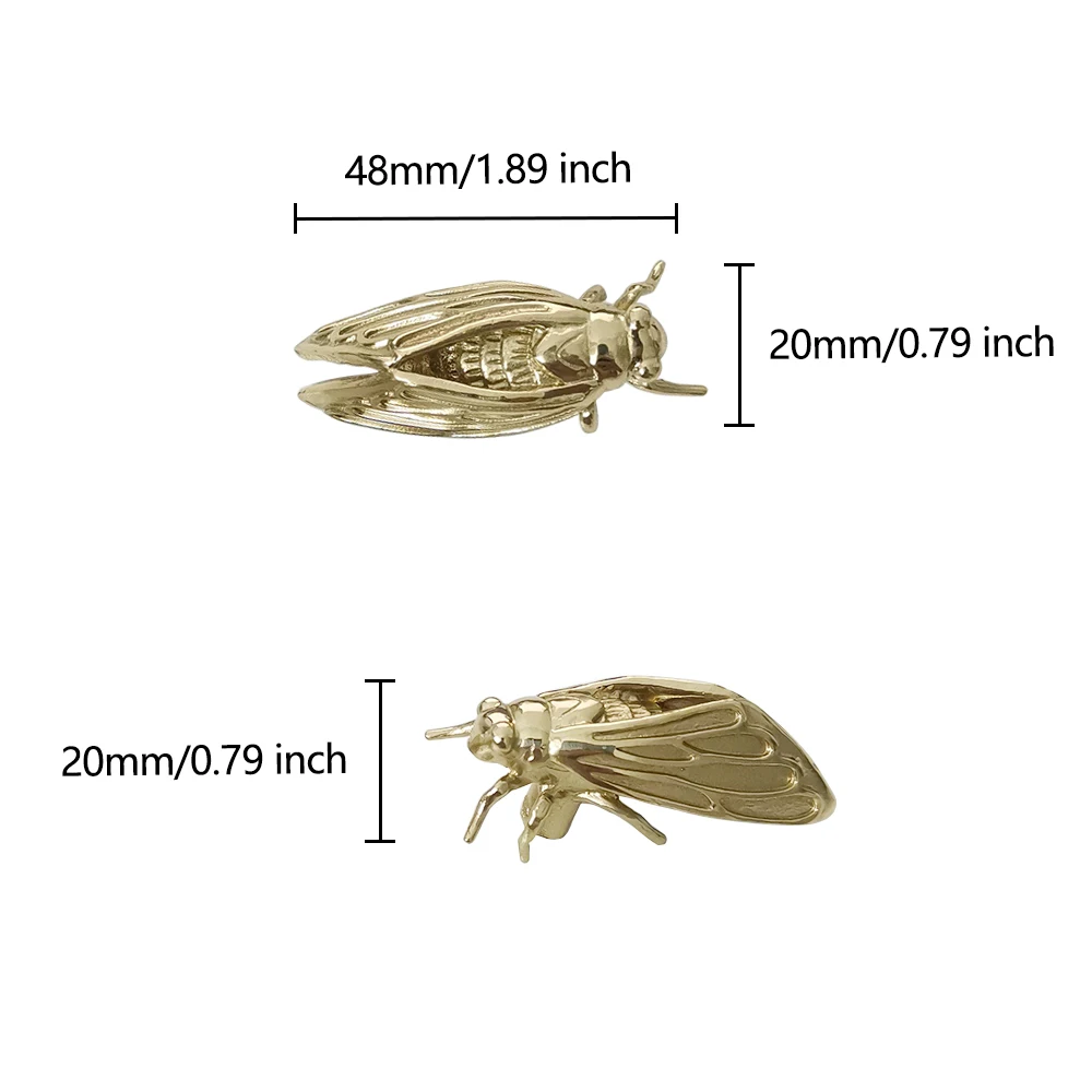 Brass Cicada Cabinet Door Knob - Unique Furniture Hardware Pulls recensie en prijs