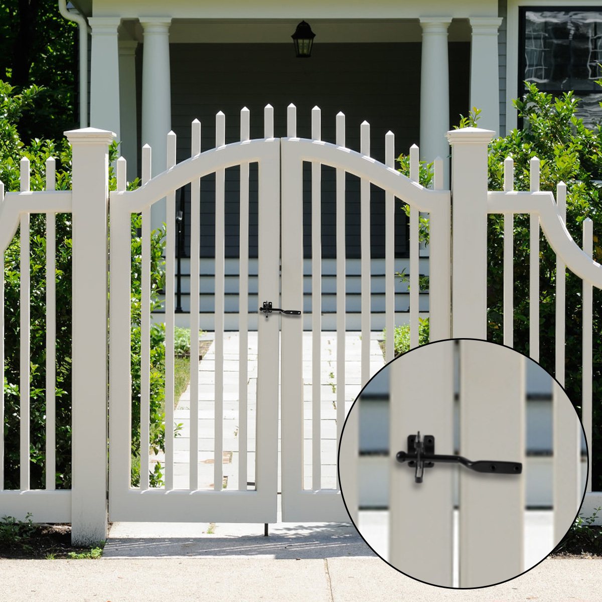 Self-Locking Gate Latch Carbon - Barrel Bolt Slide recensie en prijs