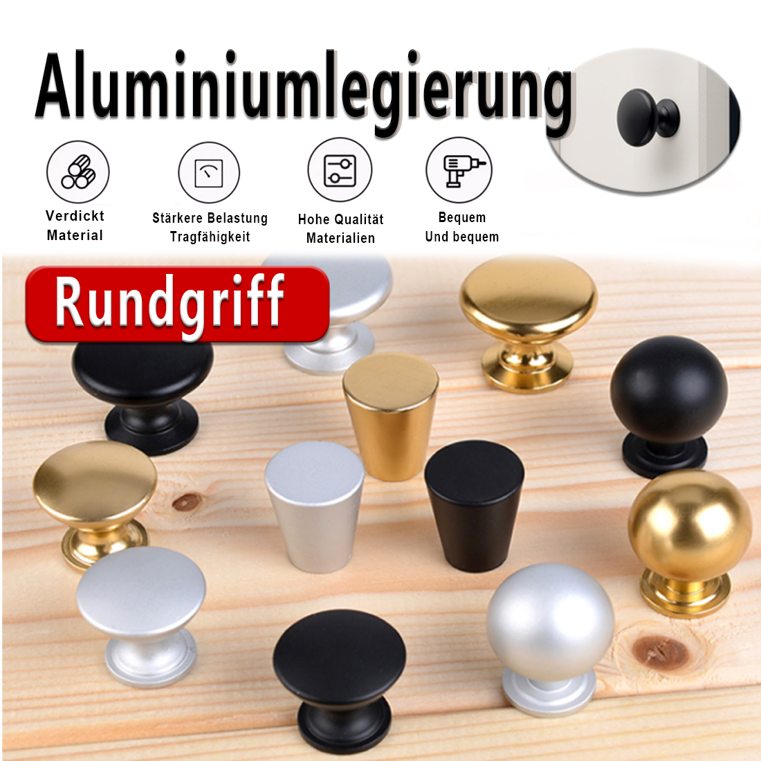 5PCS Aluminum Kitchen Cupboard - Furniture Hardware Parts recensie en prijs