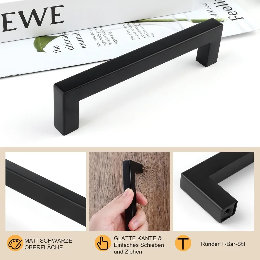 6/18pcs Stainless Steel Square - Furniture Hardware Drawer Pulls recensie en prijs