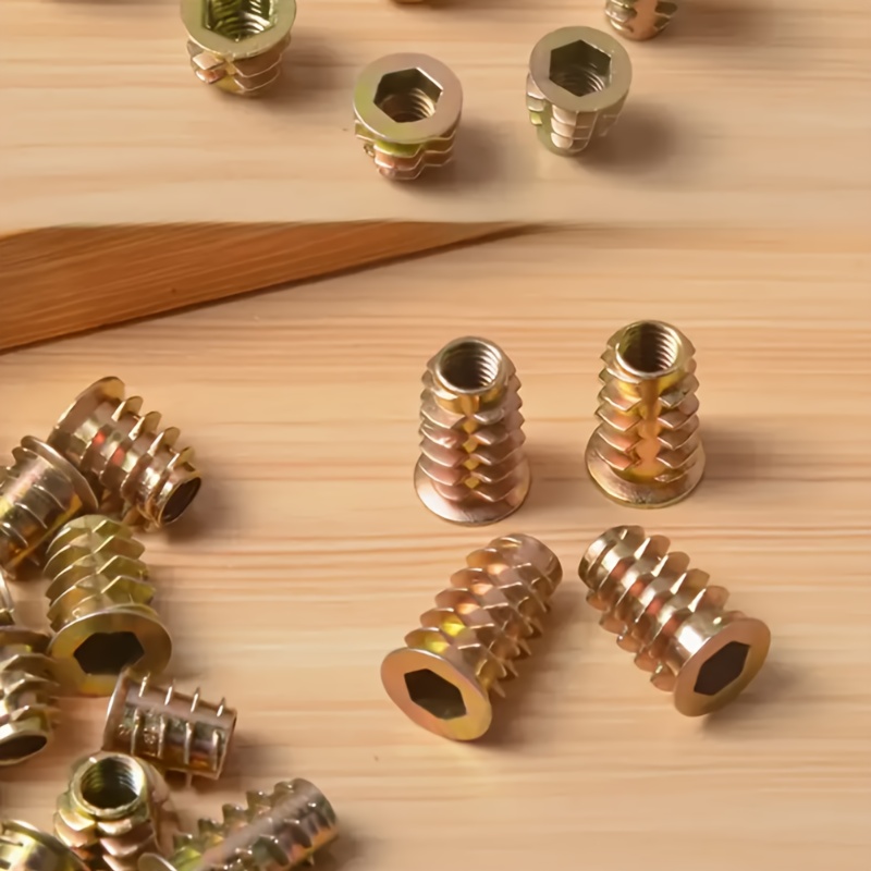 100Pcs Galvanized Alloy Thread - Furniture Hardware Threaded Inserts recensie en prijs