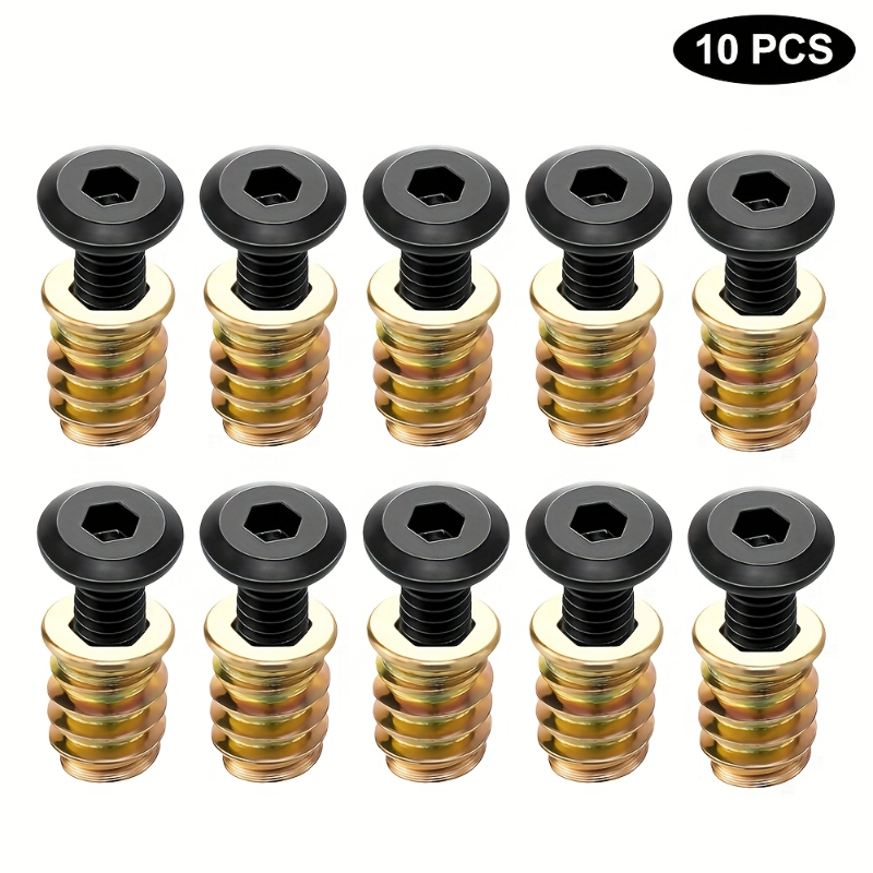 10PCS Nut Threaded Inserts Com - Furniture Hardware Threaded Inserts recensie en prijs