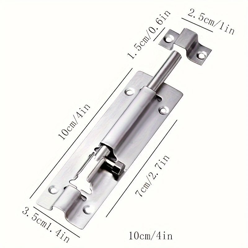 1/5pcs Stainless Steel Door Bo - Barrel Bolt Slide recensie en prijs