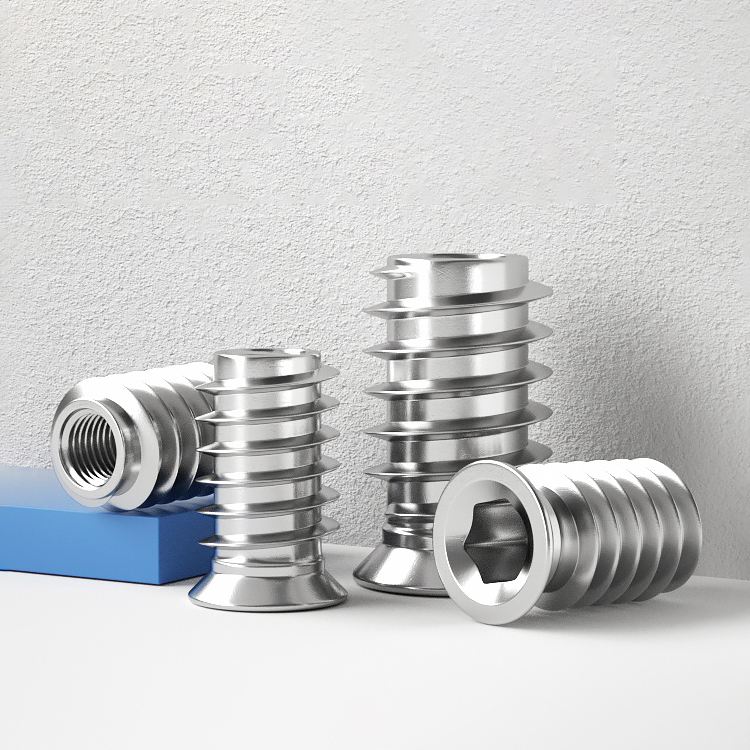 304 Stainless Steel Hex Socket - Furniture Hardware Threaded Inserts recensie en prijs
