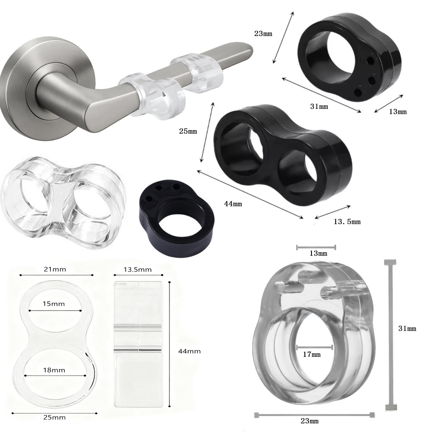 5~20Pcs Door Stops PVC Door Ha - Furniture Hardware Parts recensie en prijs