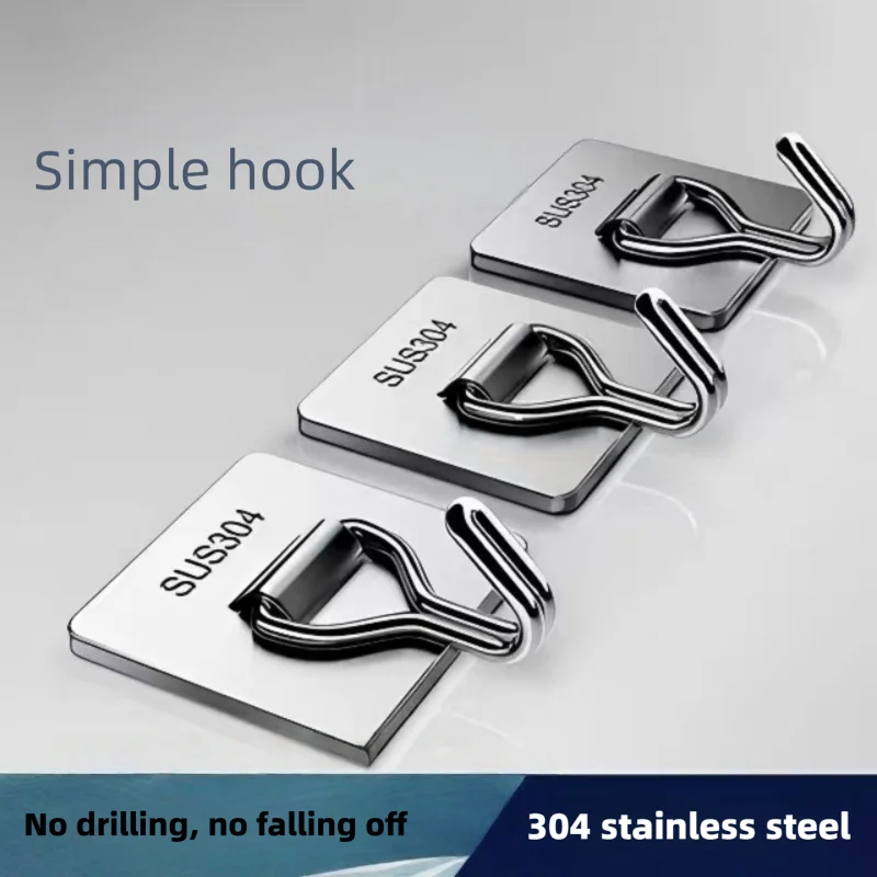 Adhesive Wall Hooks Stainless  - Furniture And Kitchen Hardware Fitting recensie en prijs