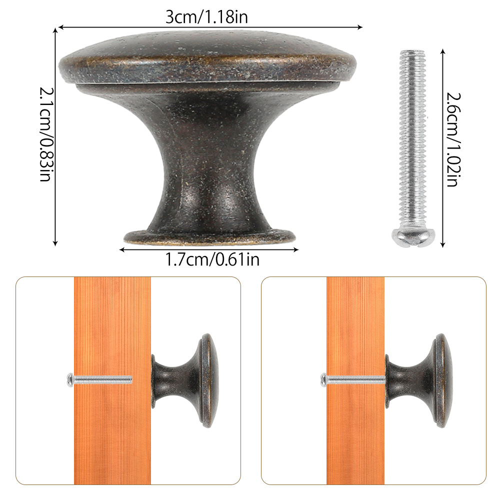 12PCS Retro Pull Handles Bronz - Furniture And Kitchen Hardware Fitting recensie en prijs