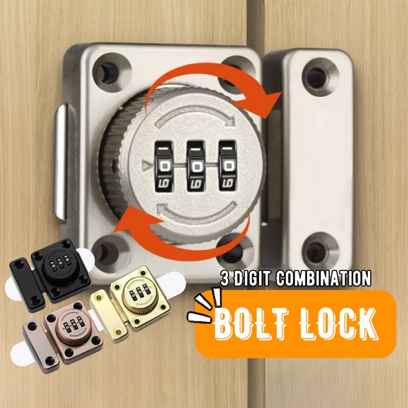 Home Security 3digit Combinati - Barrel Bolt Slide recensie en prijs