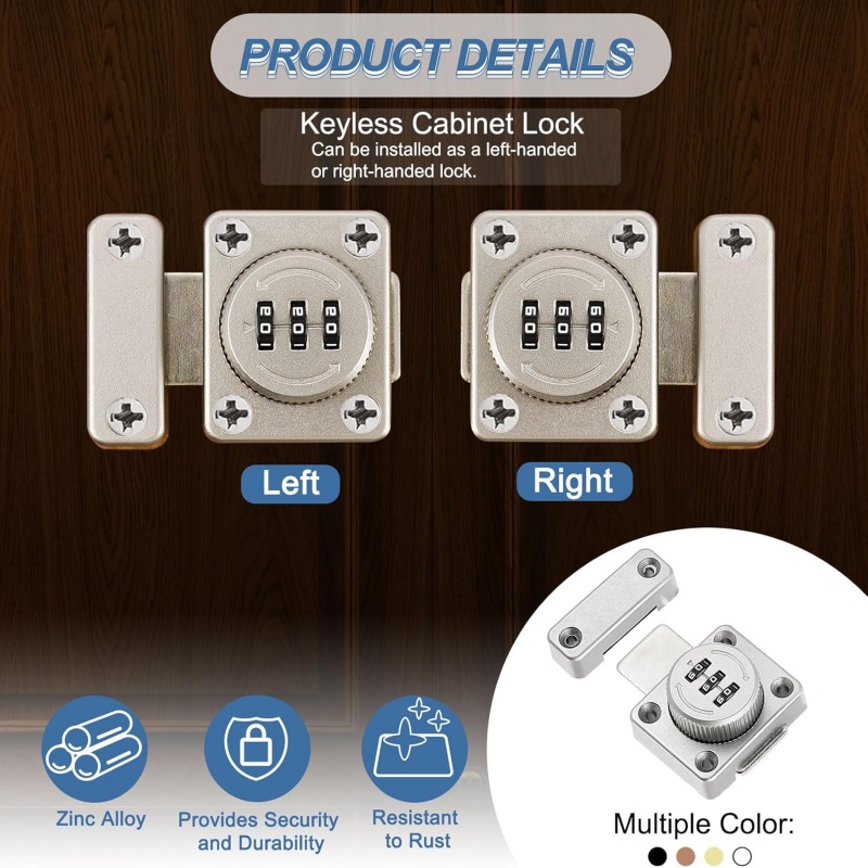 Home Security 3digit Combinati - Barrel Bolt Slide recensie en prijs
